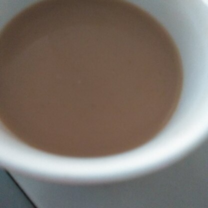 ほうじ茶ミルクショコラ　カフェのMENUにあるおしゃれな飲み物がお家で頂けるなんて嬉しい(*^^*)おいし〜♪